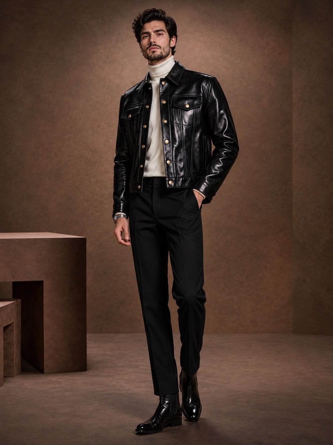 Men's premium leatherwear collection